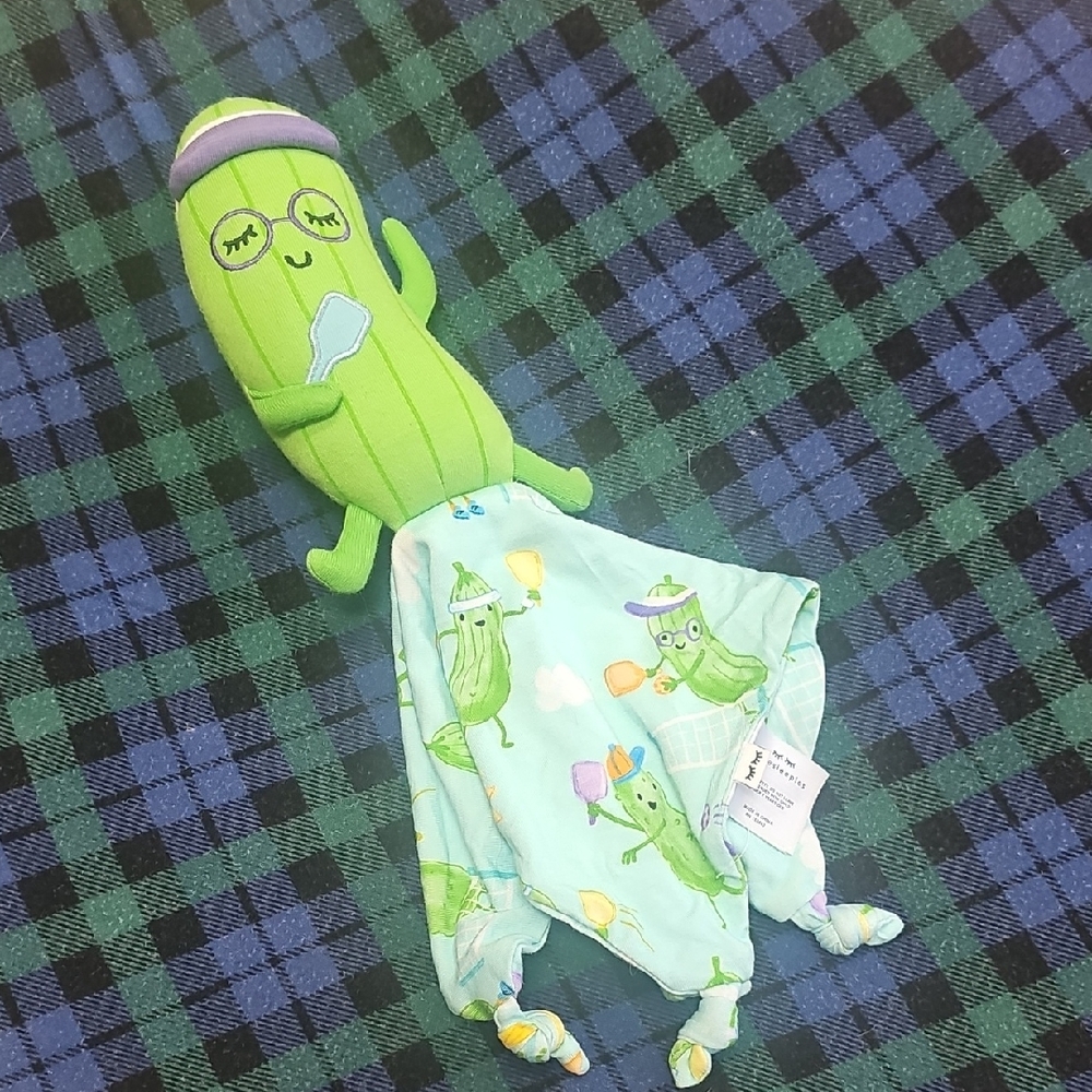 Little Sleepies Aqua and Green Cactus Plush Set